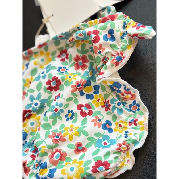 ZARA Floral Swim Diaper Cover Girl Size 12-24 months New with tag UPF 50+ - Picture 4 of 8
